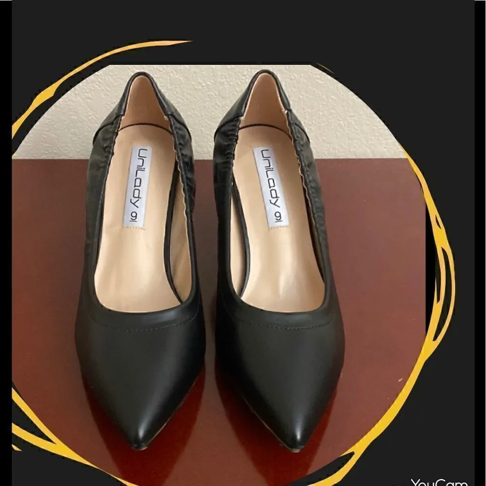 👠👠UNILADY BLACK HIGH HEELS